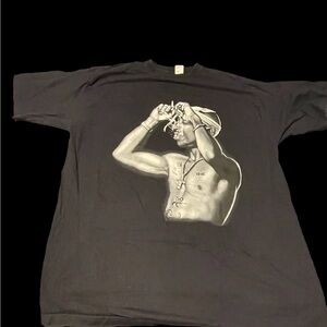 Tupac 2Pac Studded Jewels Makaveli Brand Black T Shirt 4xl Hip Hop Bling Shirt